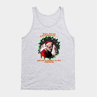 Santa Claus without ladder Tank Top